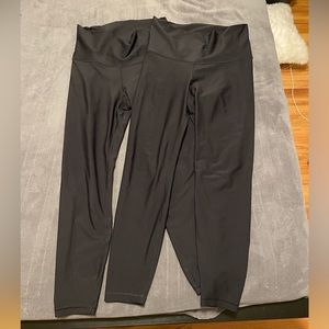 Old Navy Powersoft Extra High Rise Leggings size L (2 pair)